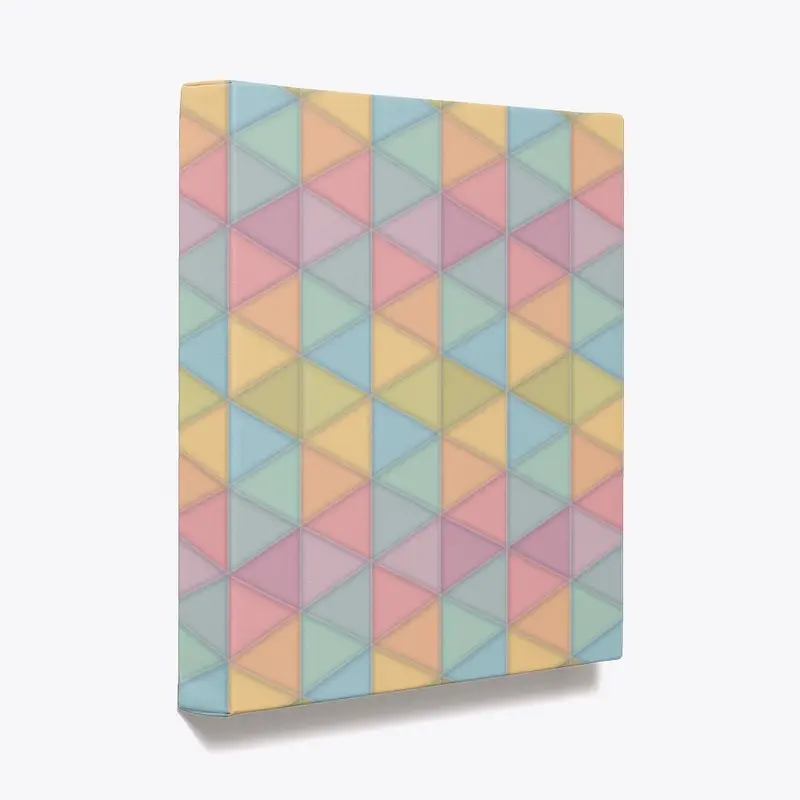 Pastel Triangles Pattern