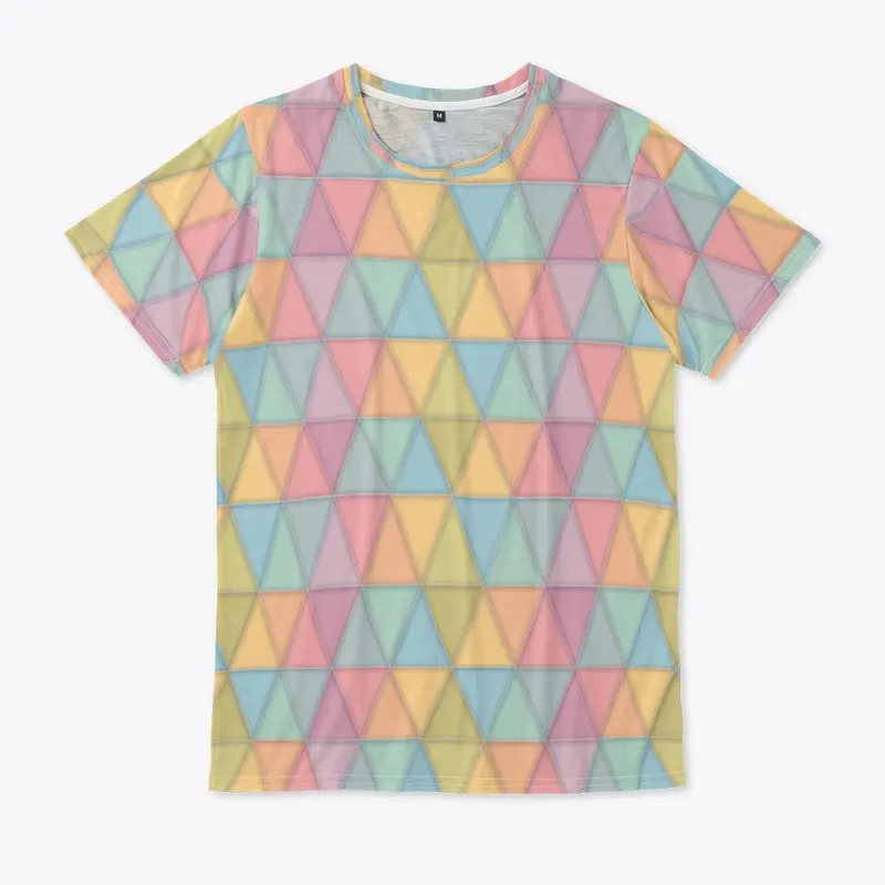 Pastel Triangles Pattern