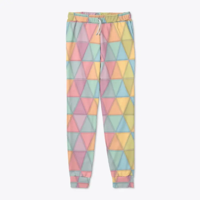 Pastel Triangles Pattern